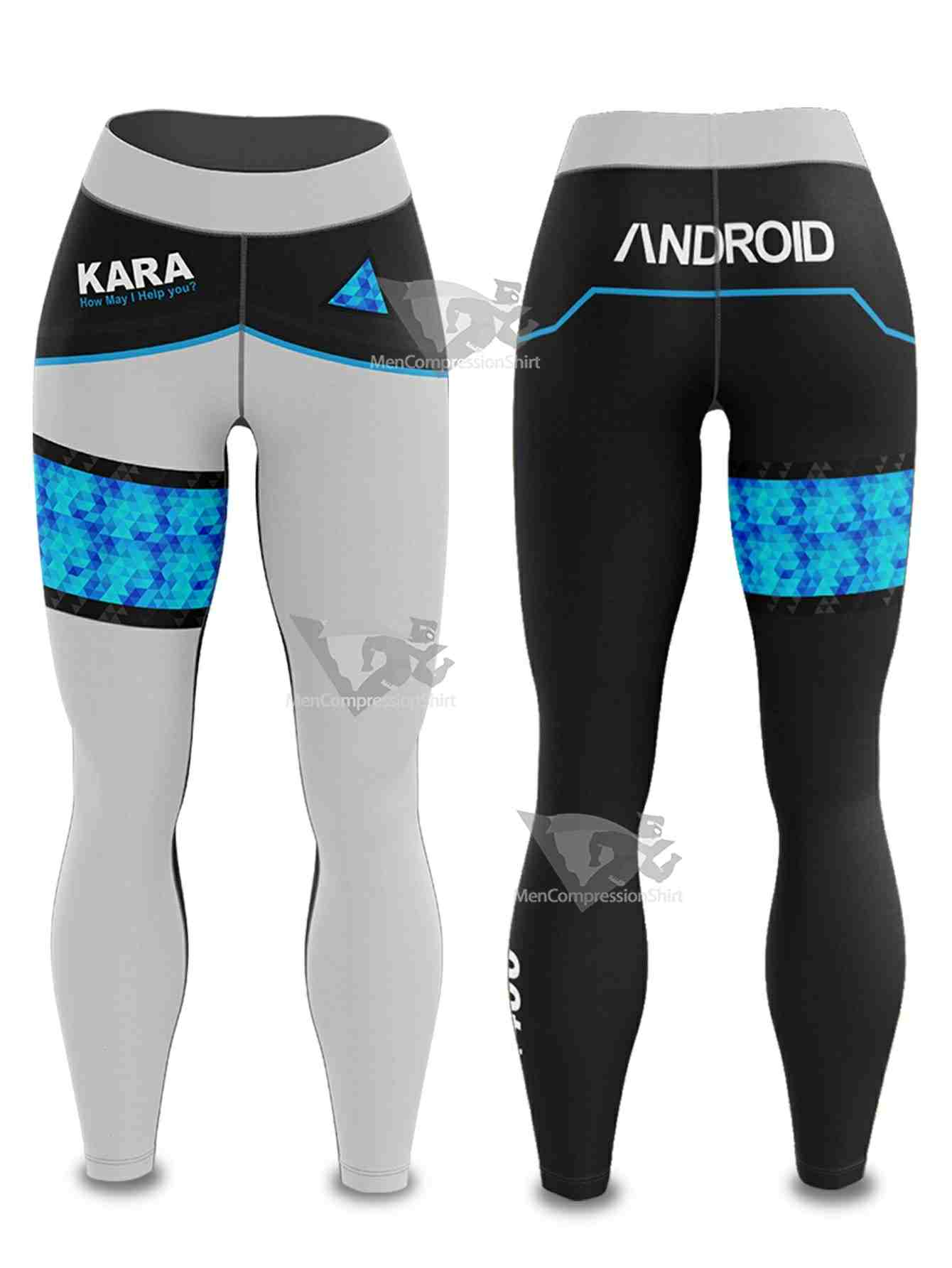 Detroit Android Ax-400 Women Compression Leggings