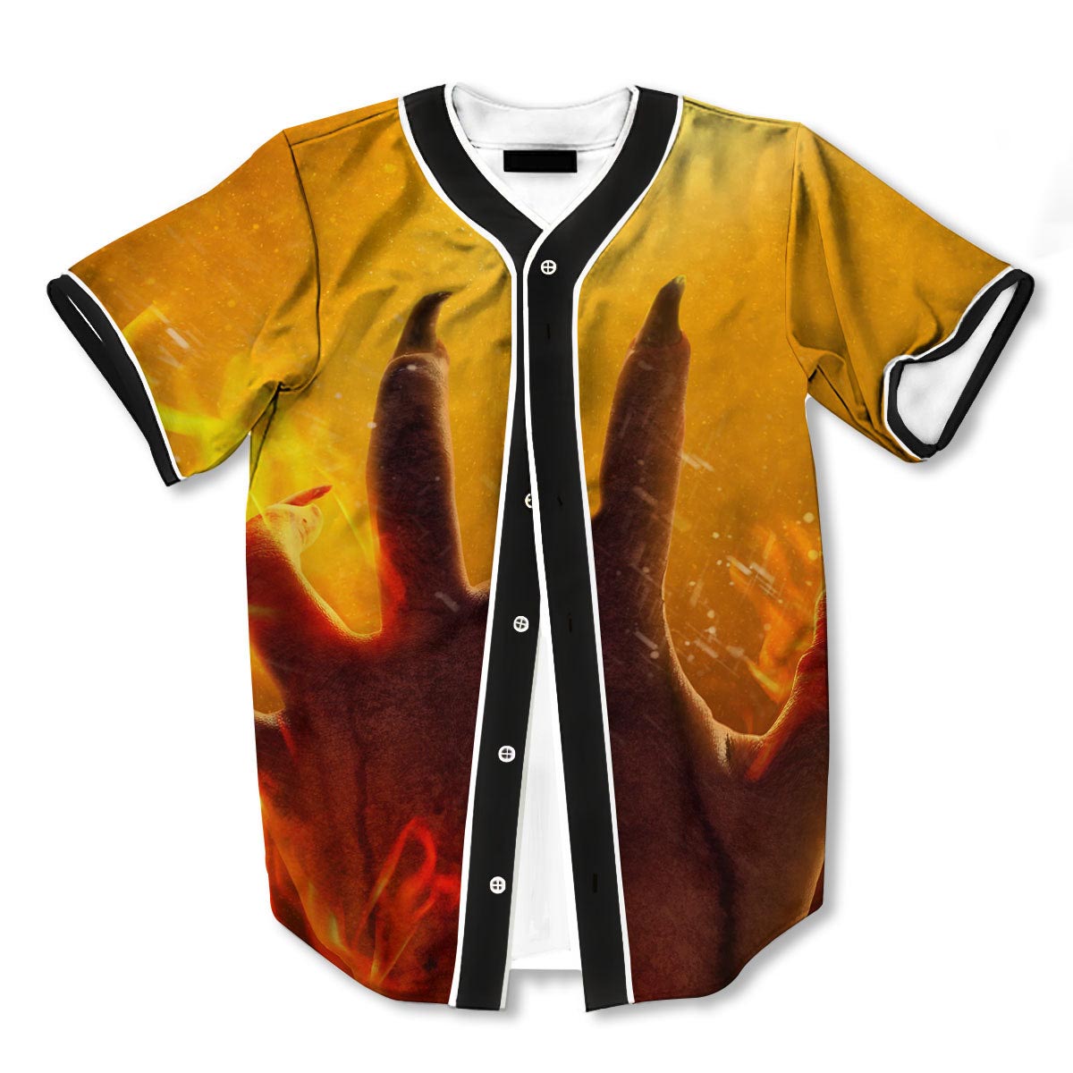 Devil Hand 3d Print Full Size Baseball Jerseys