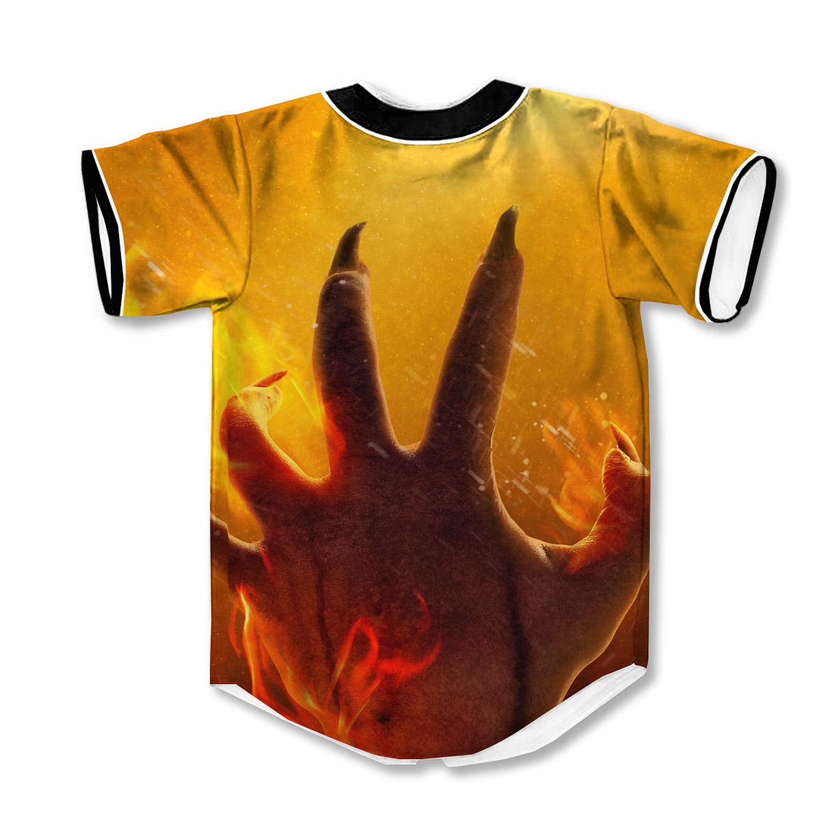 Devil Hand 3d Print Full Size Baseball Jerseys
