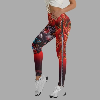 Devil Samurai Women Compression Legging