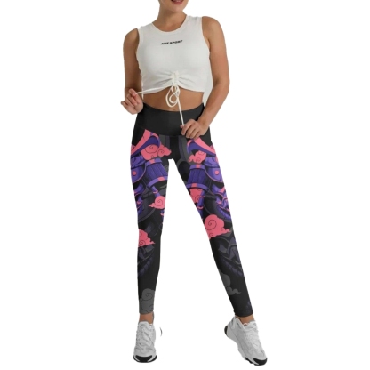 Devil Shogun Helmet Women Compression Legging