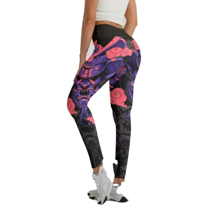 Devil Shogun Helmet Women Compression Legging