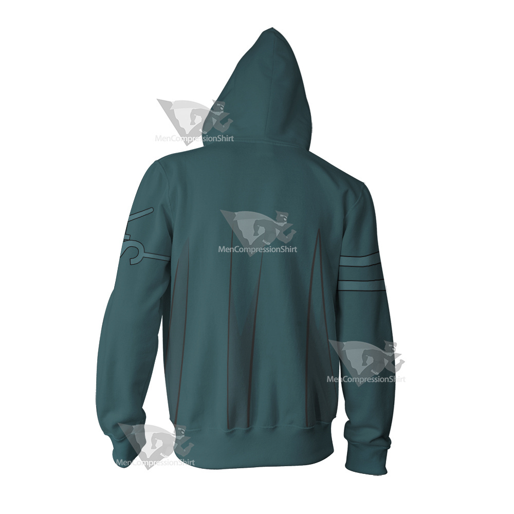 Di Gata Adam Blue Cosplay Zip Up Hoodie