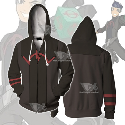 Di Gata Defenders Seth Grey Cosplay Zip Up Hoodie