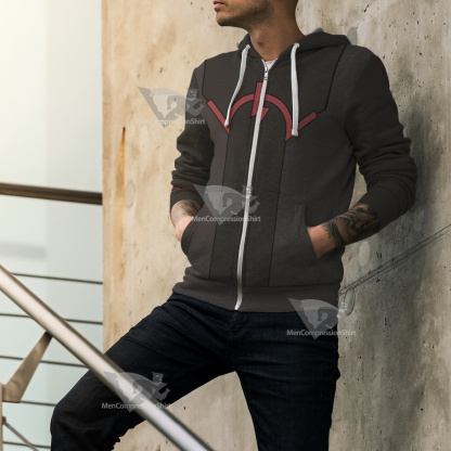 Di Gata Defenders Seth Grey Cosplay Zip Up Hoodie