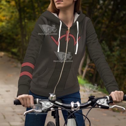 Di Gata Defenders Seth Grey Cosplay Zip Up Hoodie