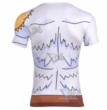Digimon Angemon Short Sleeve Compression Rash Guard