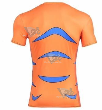 Digimon Greymon Short Sleeve Compression Rash Guard
