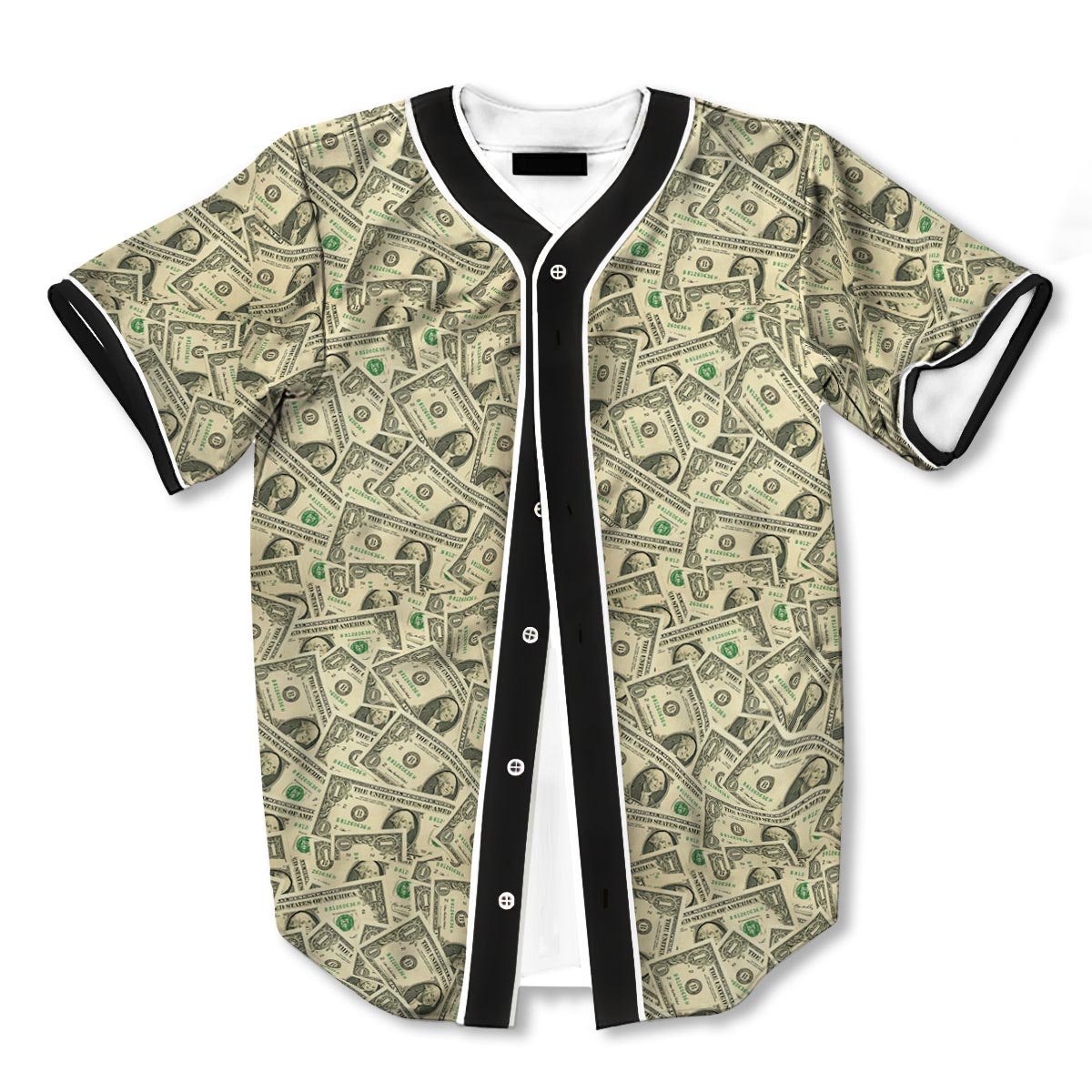 Dollars Vintagecolor 3d Print Full Size Baseball Jerseys