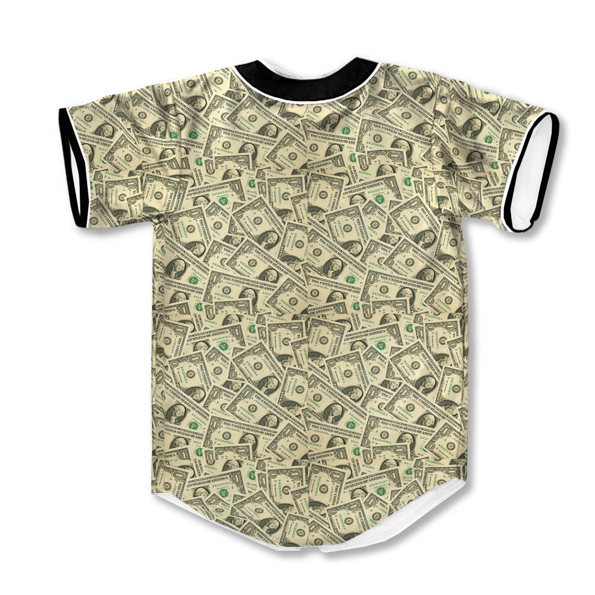 Dollars Vintagecolor 3d Print Full Size Baseball Jerseys