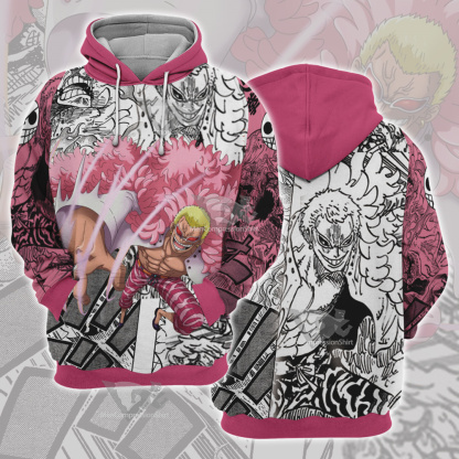 Donquixote Doflamingo One Piece Cosplay Hoodie