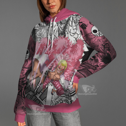 Donquixote Doflamingo One Piece Cosplay Hoodie