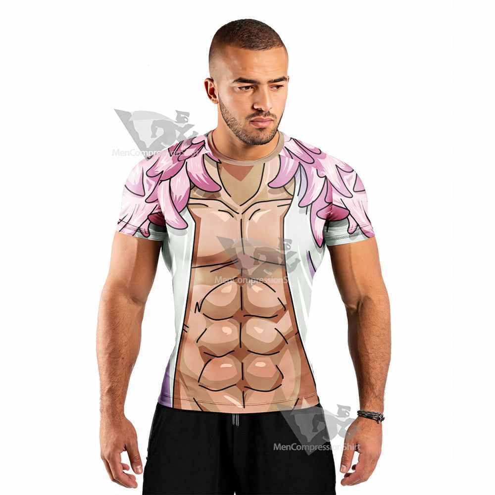 Donquixote Doflamingo Short Sleeve Rash Guard