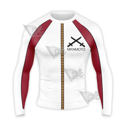 Doron Dororon Dora Sasaki Long Sleeve Compression Shirt