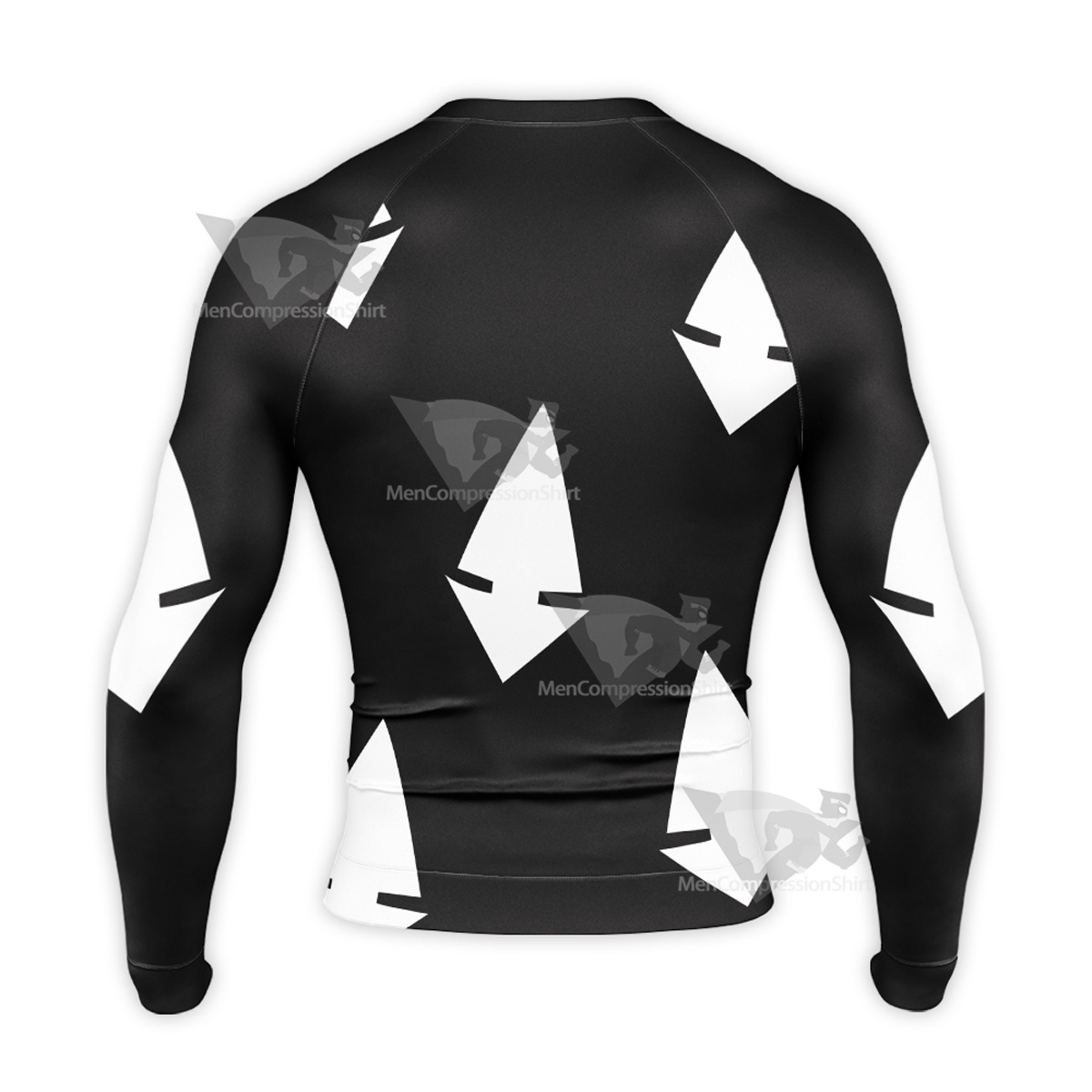 Dororo Hyakkimaru Black Long Sleeve Compression Shirt