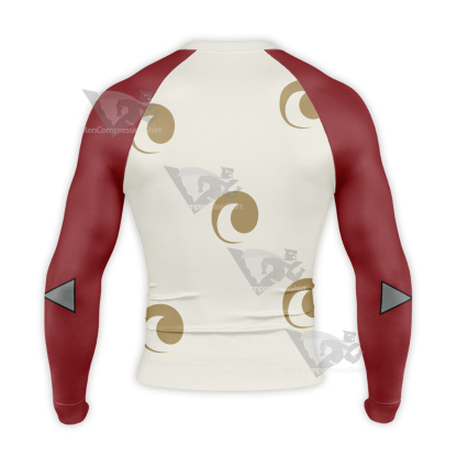 Dororo Tahomaru Red Long Sleeve Compression Shirt