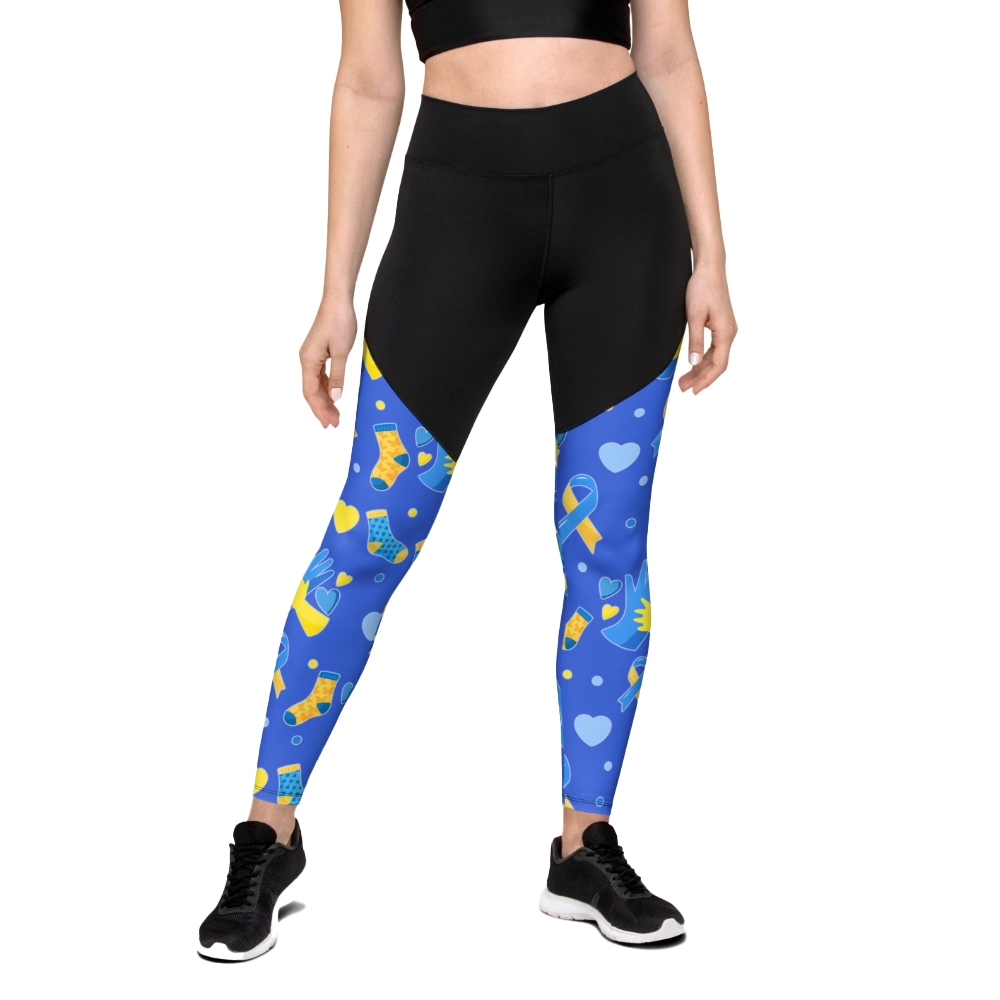 Down Syndrome Awareness Women Compression Legging