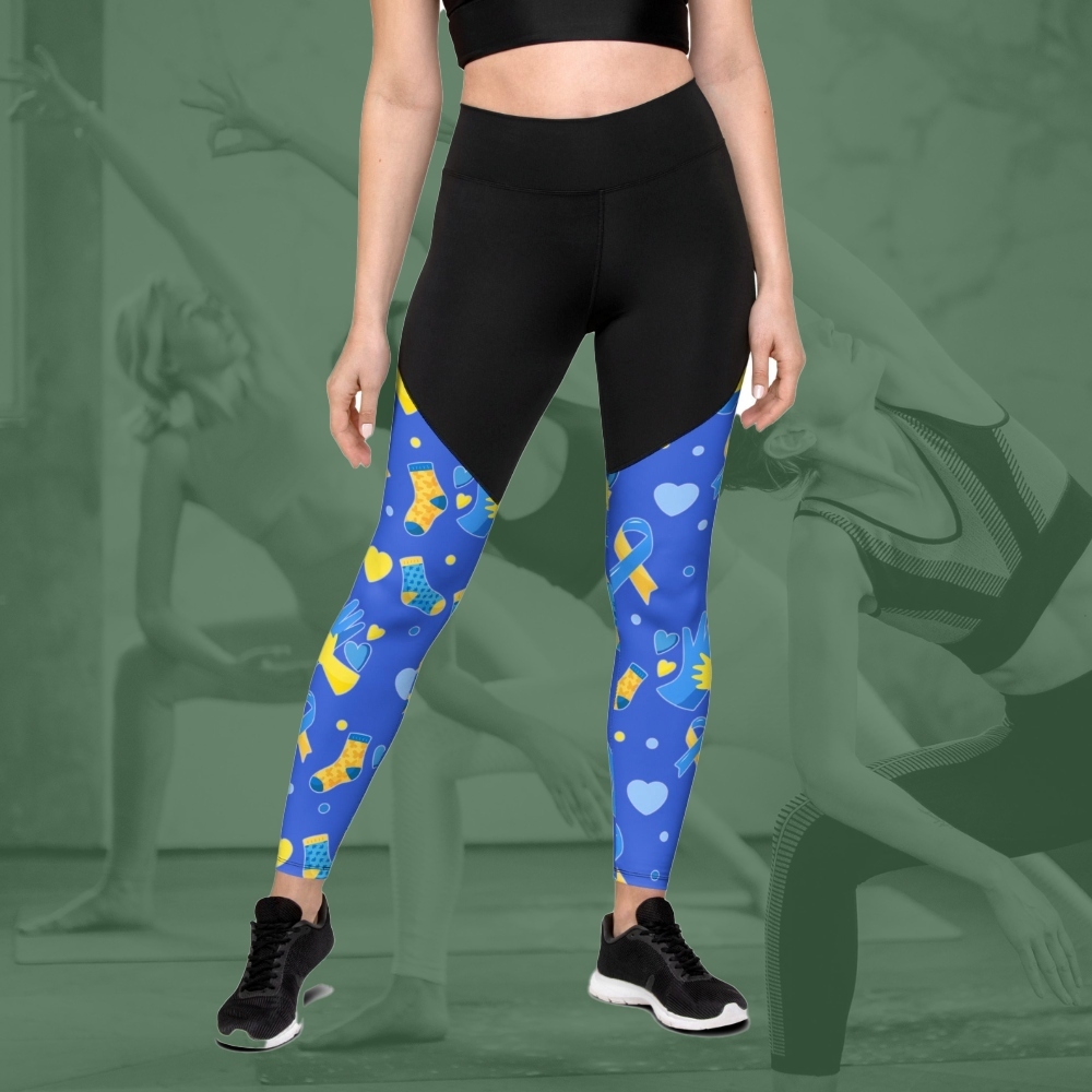 Down Syndrome Awareness Women Compression Legging