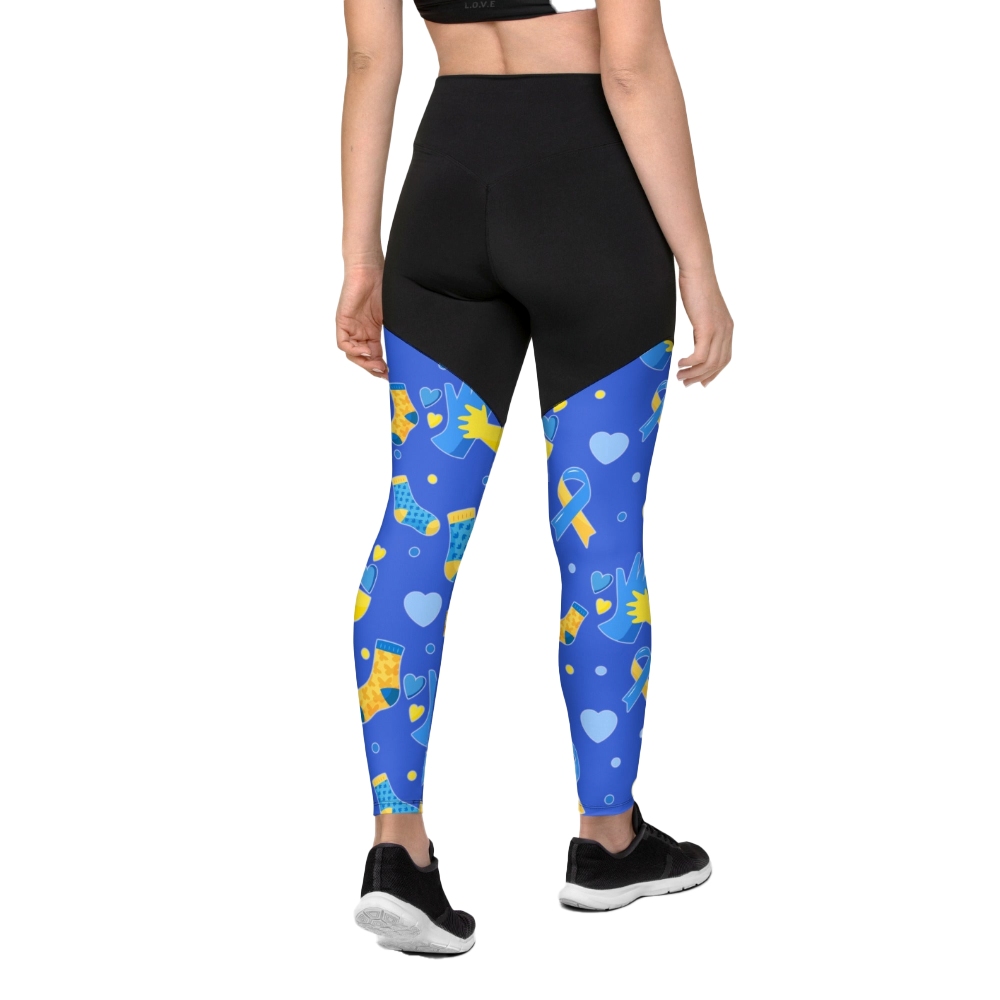 Down Syndrome Awareness Women Compression Legging