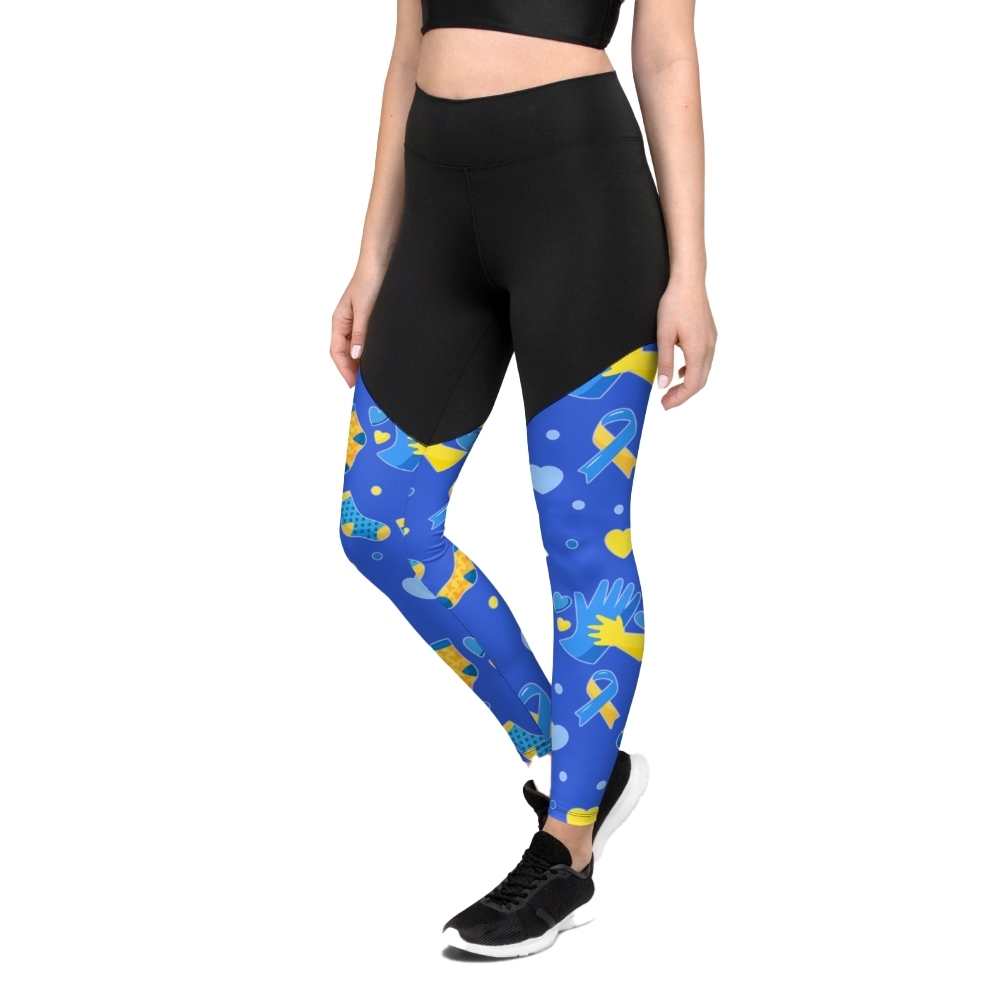 Down Syndrome Awareness Women Compression Legging