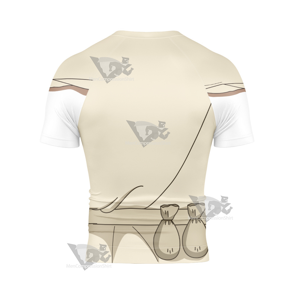 Dr Stone Senku Ishigami Short Sleeve Compression Shirt