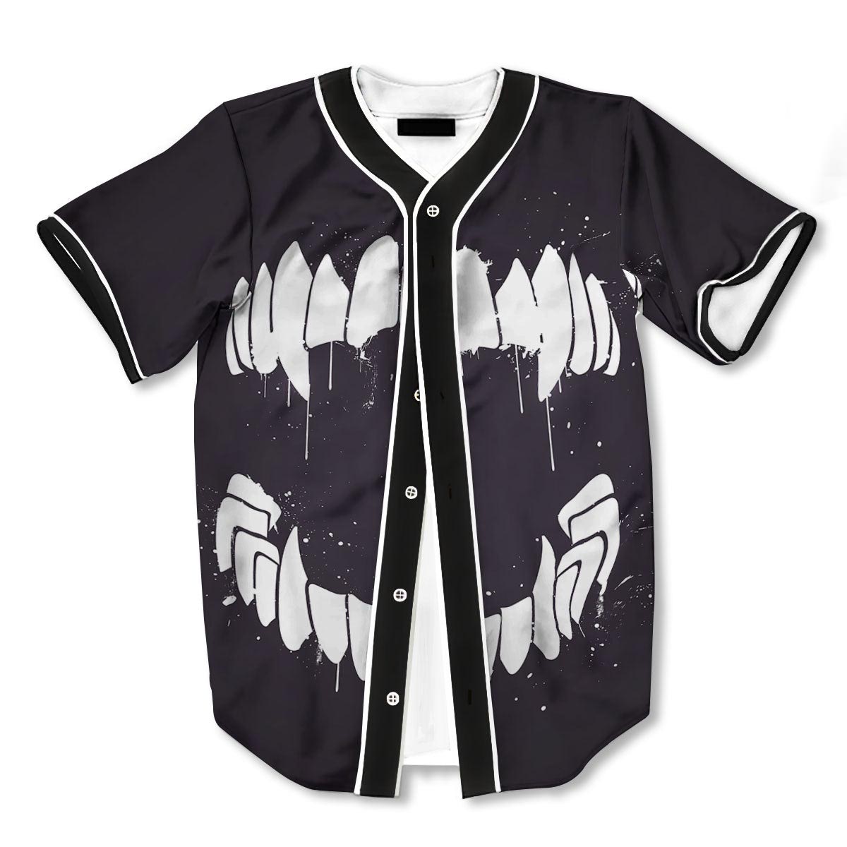 Dracula Fang 3d Print Full Size Baseball Jerseys
