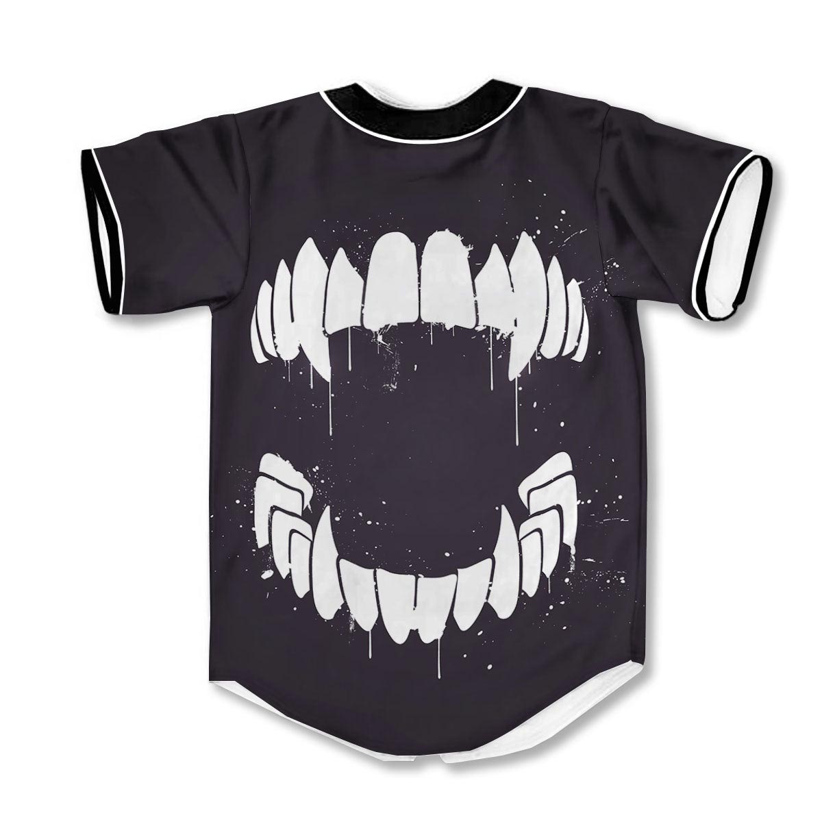 Dracula Fang 3d Print Full Size Baseball Jerseys