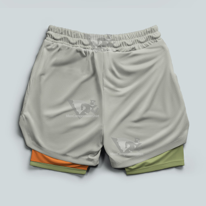 Dragon Ball 17gou Green Men Compression Gym Short