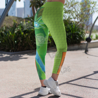 Dragon Ball Android 17 Ranger Green Women Leggings