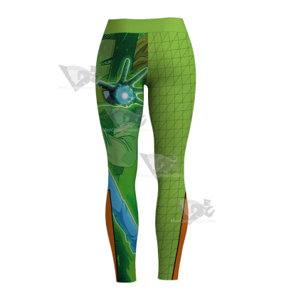 Dragon Ball Android 17 Ranger Green Women Leggings