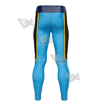 Dragon Ball Beerus Blue Mens Compression Legging