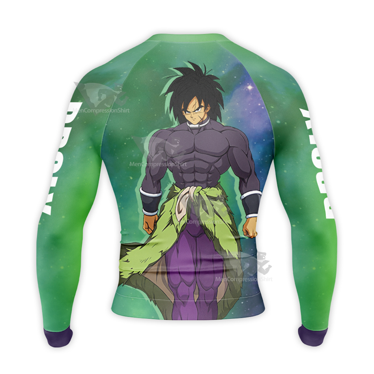 Dragon Ball Broly Galaxy Long Sleeve Compression Shirt