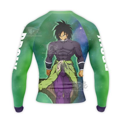 Dragon Ball Broly Galaxy Long Sleeve Compression Shirt