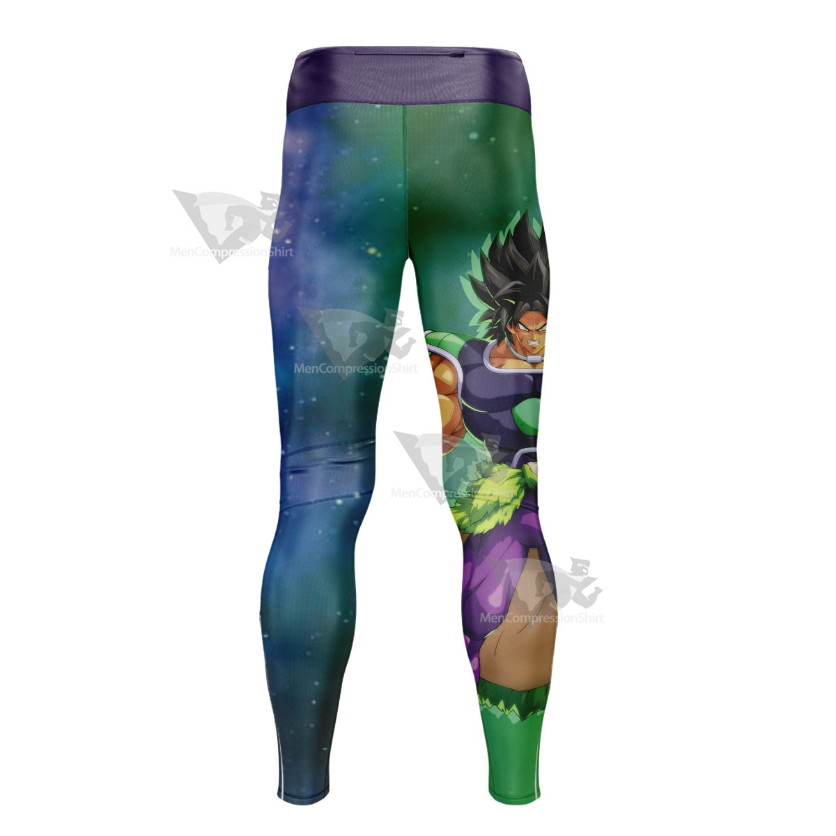 Dragon Ball Broly Galaxy Mens Compression Legging