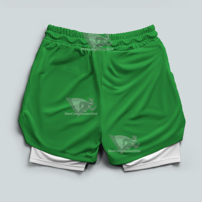 Dragon Ball Chiaotzu Green Men Compression Gym Short