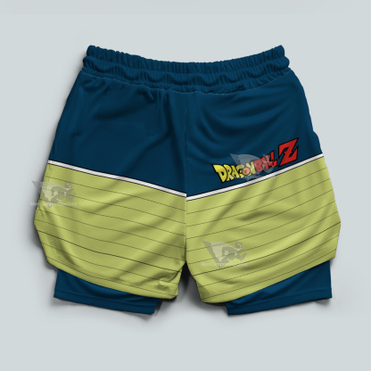 Dragon Ball Fighter Z Bardock Blue Men Compression Gym Short