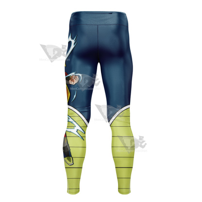 Dragon Ball Fighter Z Bardock Blue Men Compression Legging