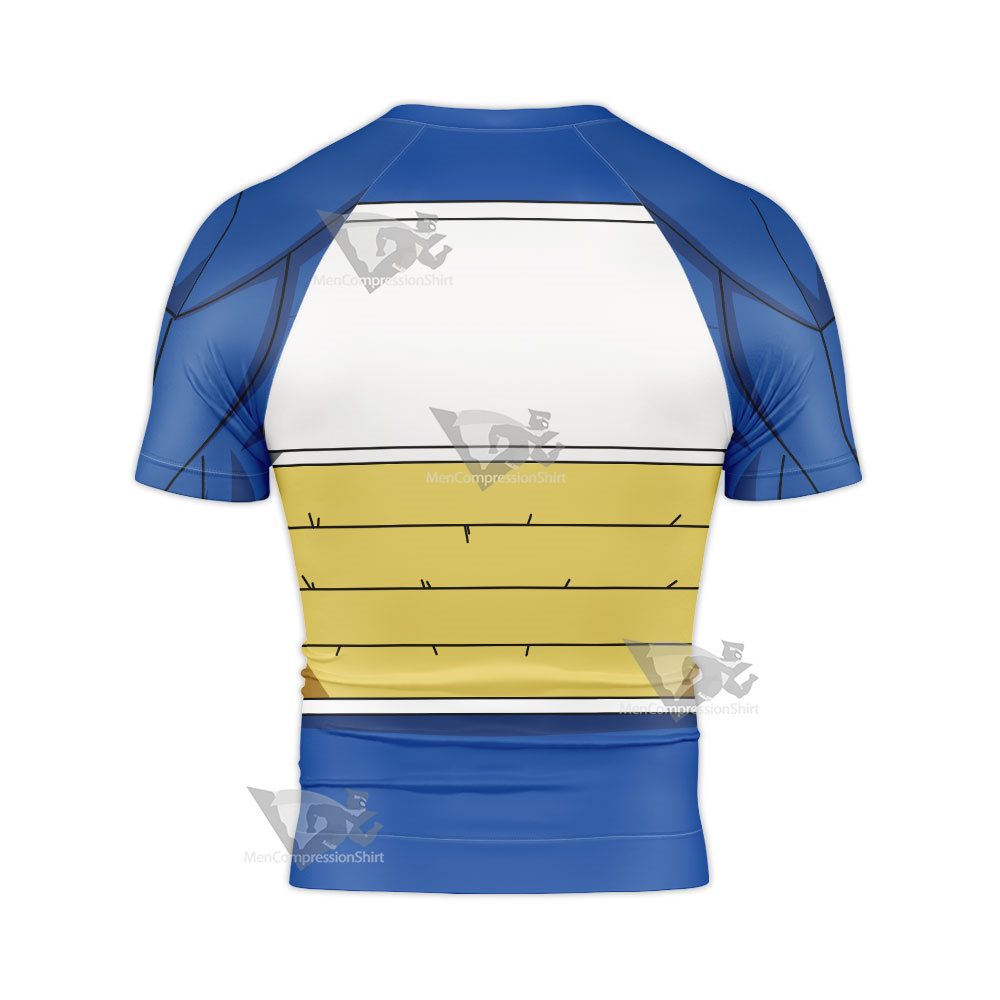 Dragon Ball Fighterz Vegeta Short Sleeve Compression Shirt