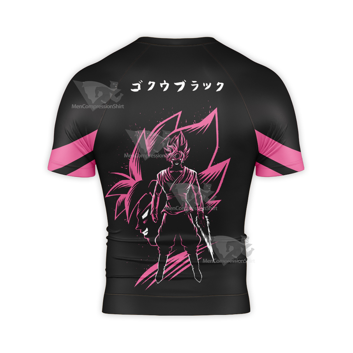 Dragon Ball Goku Black Rose Short Sleeve Compression Shirt