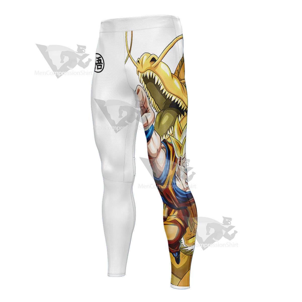 Dragon Ball Goku Dragon Men Compression Legging-MensCompressionShirt