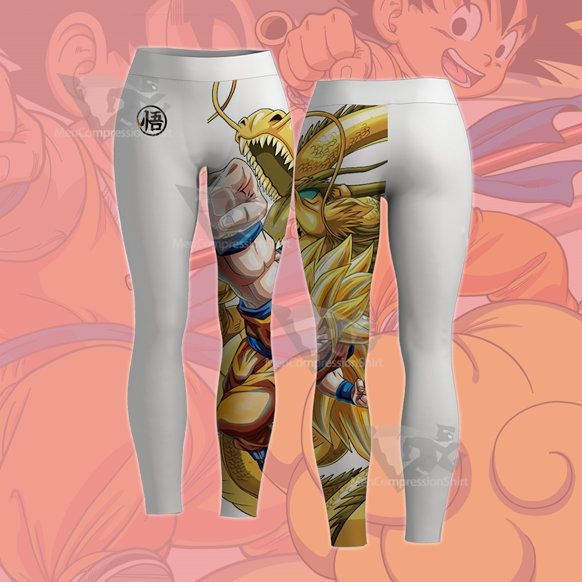 Dragon Ball Goku Dragon Women Compression Legging-MensCompressionShirt
