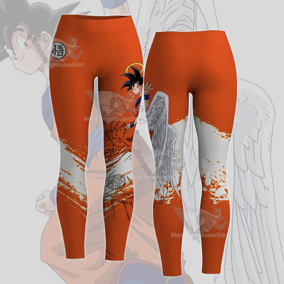 Dragon Ball Goku Goodbye Women Compression Legging-MensCompressionShirt