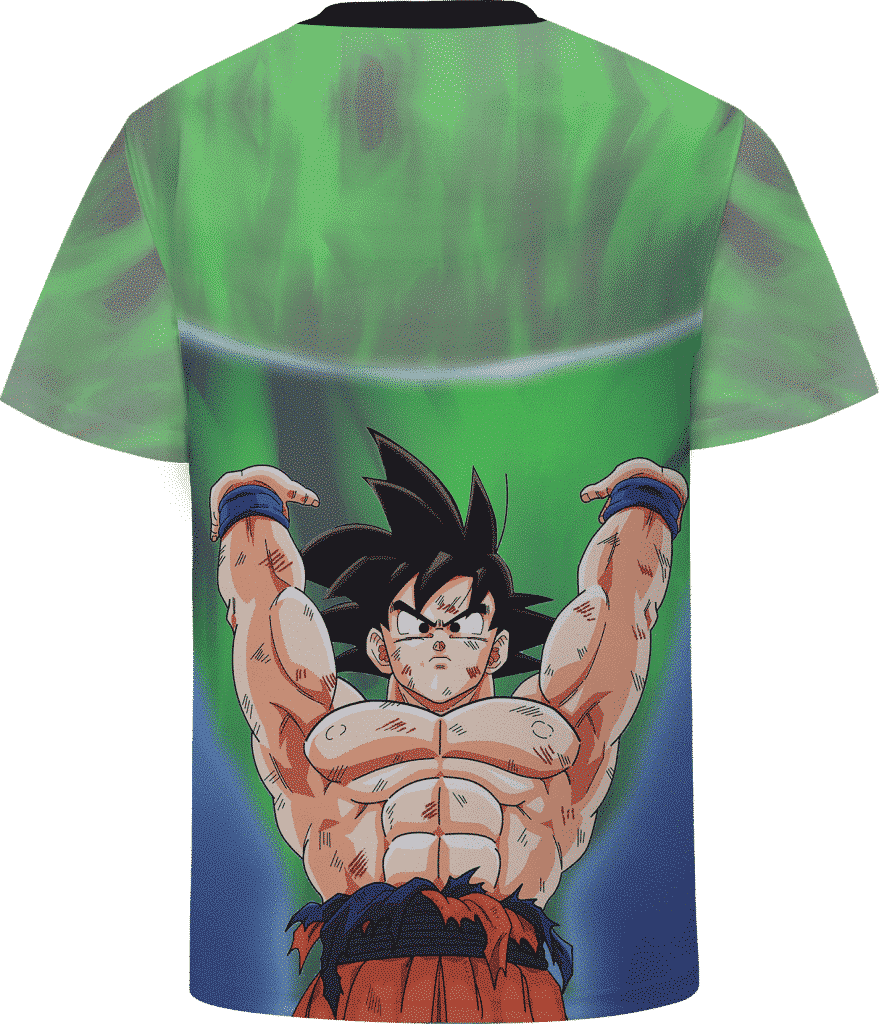 Dragon Ball Goku Spirit Bomb Destruction Skill Anime T-Shirt