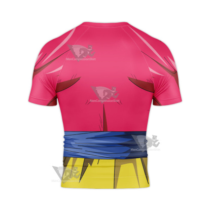 Dragon Ball Goku Super Saiyan 4 Short Sleeve Compression Shirt
