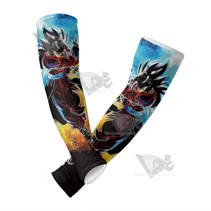Dragon Ball Goku Super Saiyan 4 Silhouette Compression Arm Sleeve
