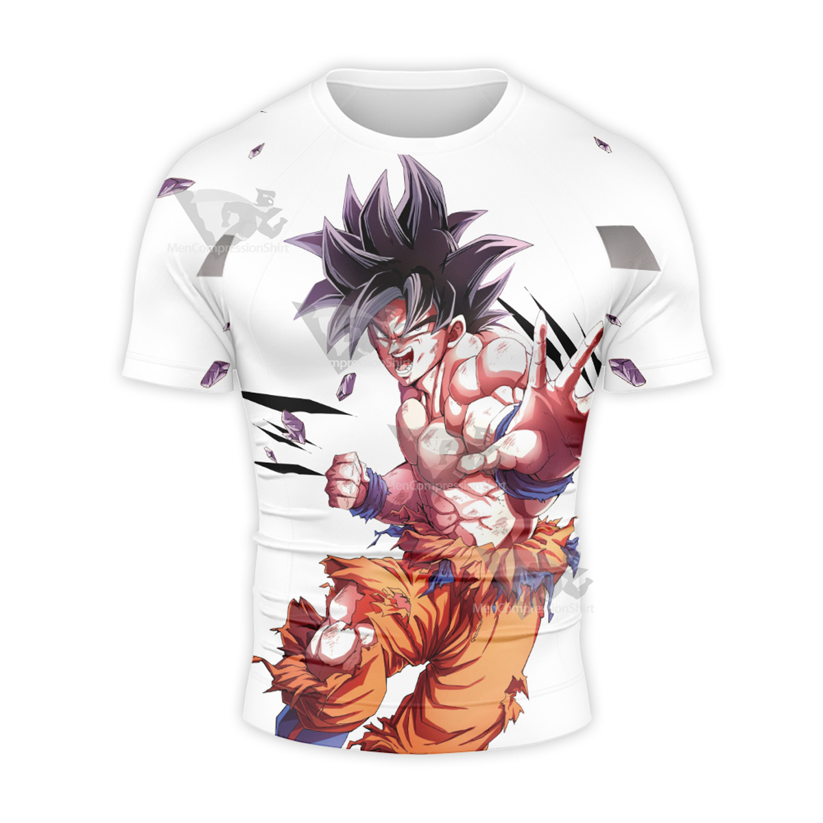 Dragon Ball Goku Ultra Instinct Short Sleeve Compression Shirt