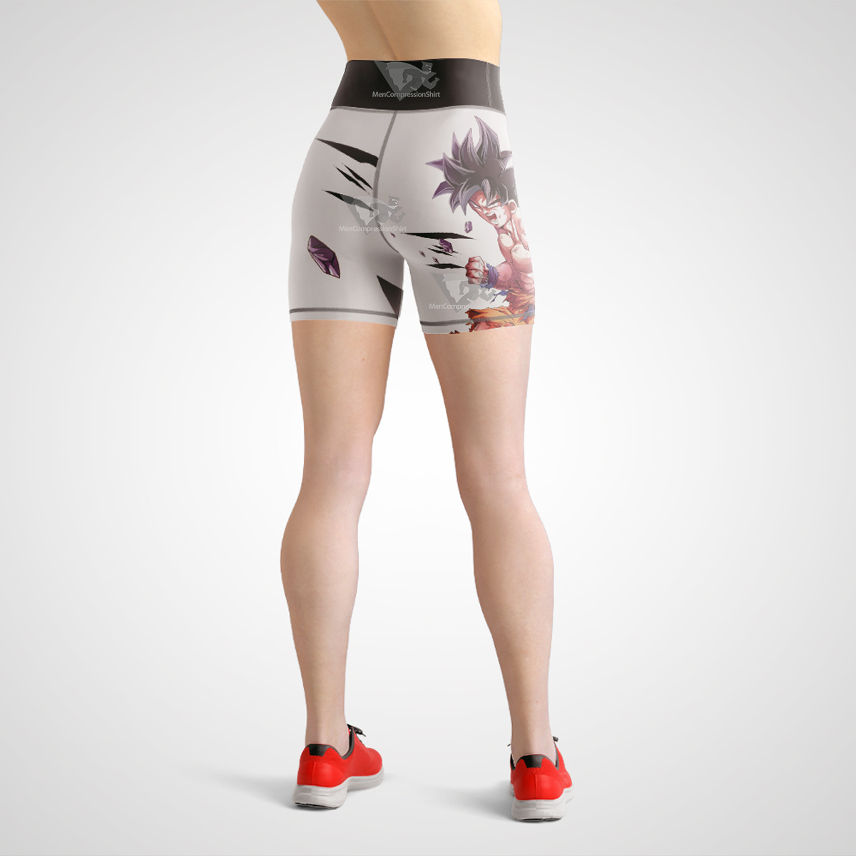 Dragon Ball Goku Ultra Instinct Women Bike Shorts