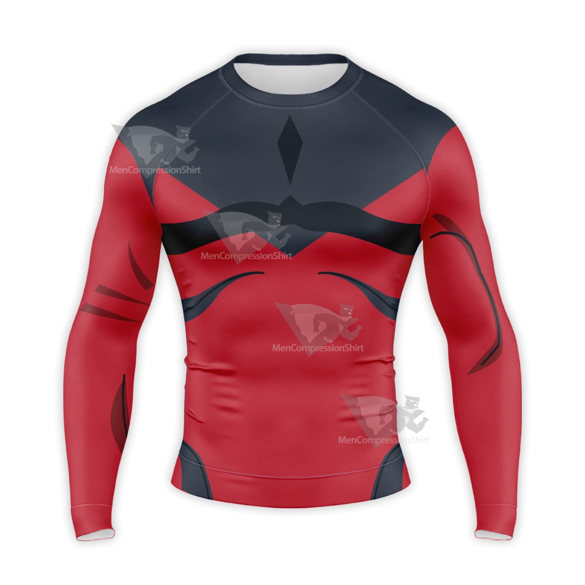 Dragon Ball Jiren Red Long Sleeve Compression Shirt