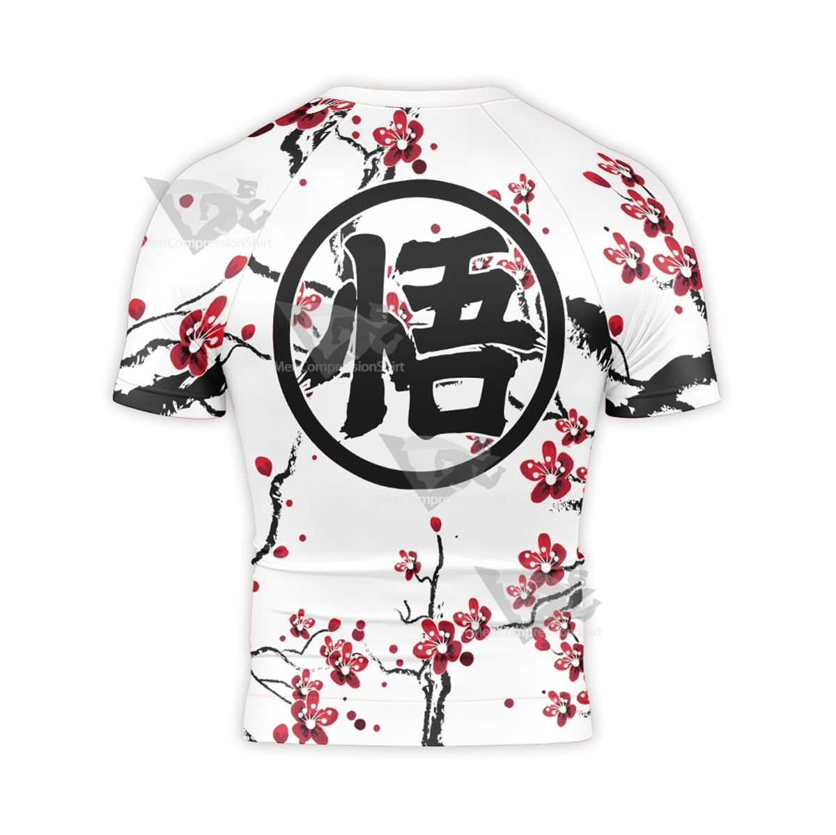 Dragon Ball Little Goku Dragon Flower Short Sleeve Compression Shirt