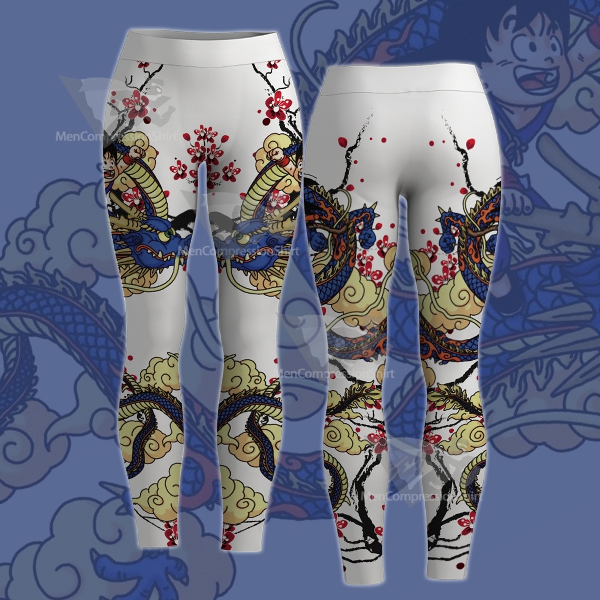 Dragon Ball Little Goku Dragon God Women Compression Legging-MensCompressionShirt